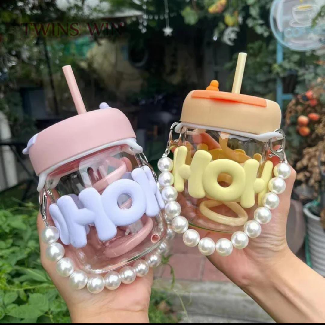 Imported Cute Girl Transparent Glass